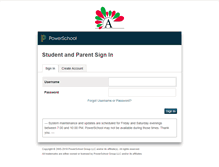 Tablet Screenshot of powerschool.acsc.net